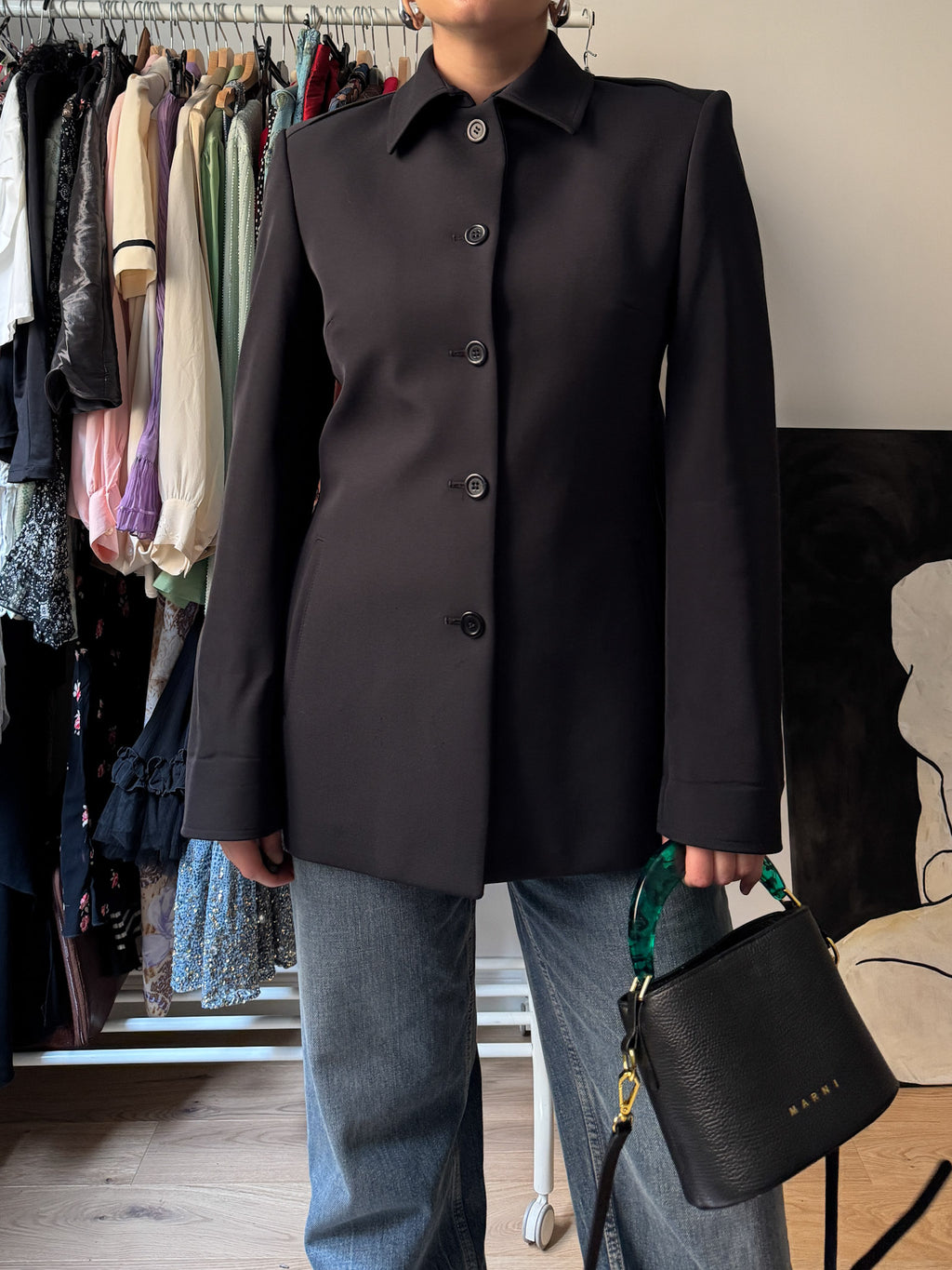 Made in Italy dark blue jacket