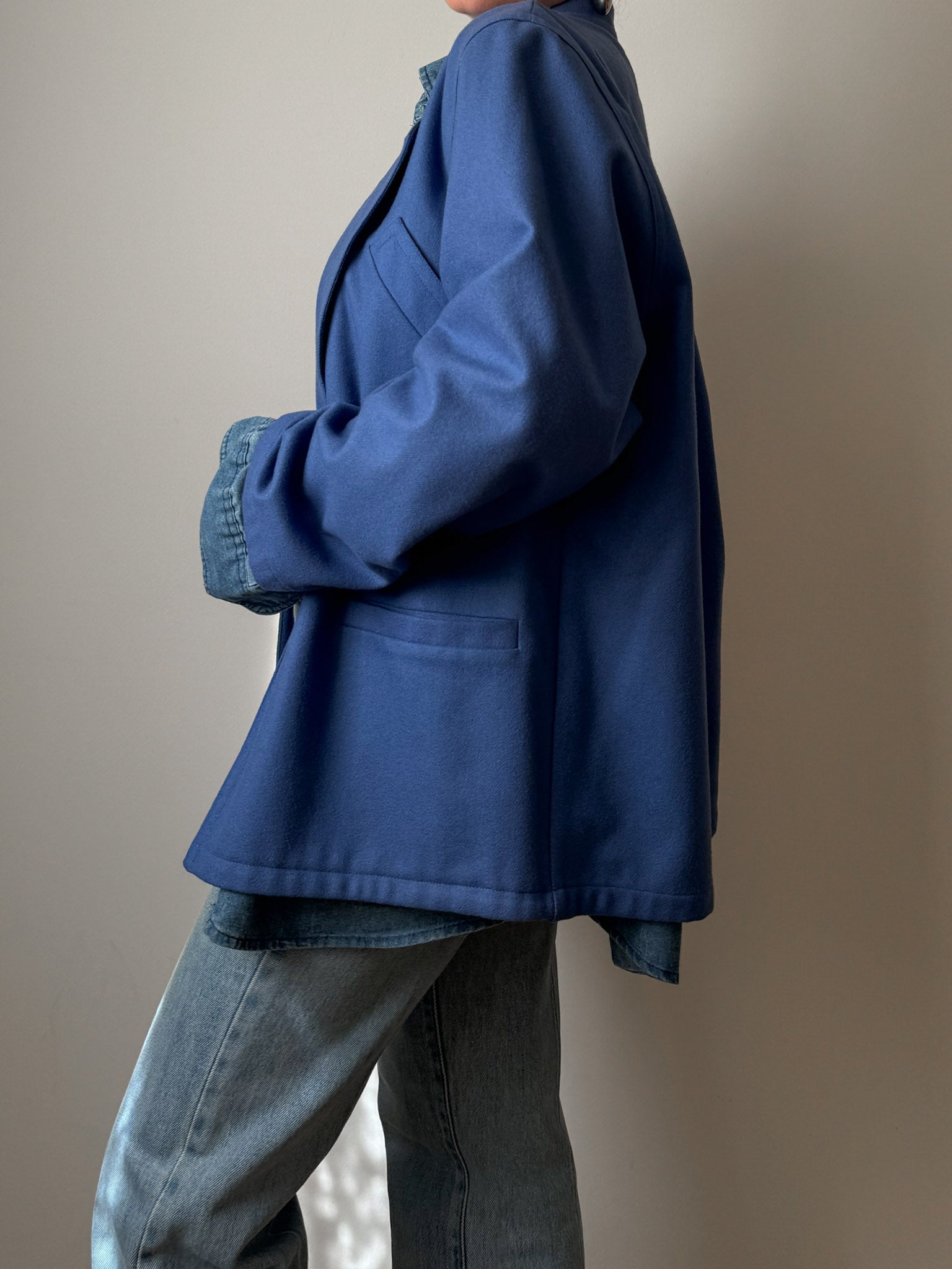 Pure wool cobalt blazer