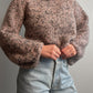 Mohair and wool cropped sweater