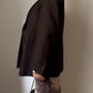 Pure wool chocolate blazer