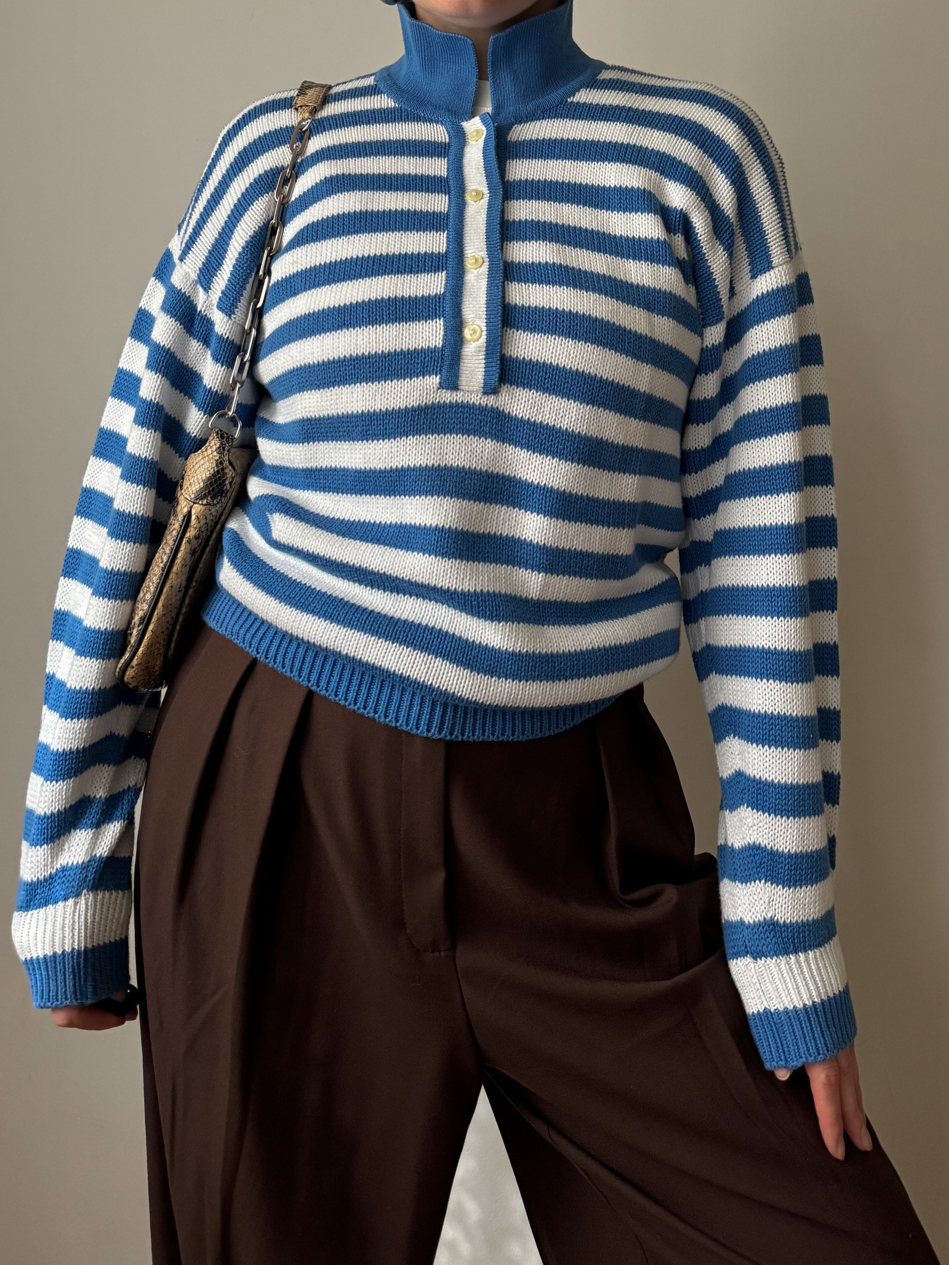 Pure cotton striped pull