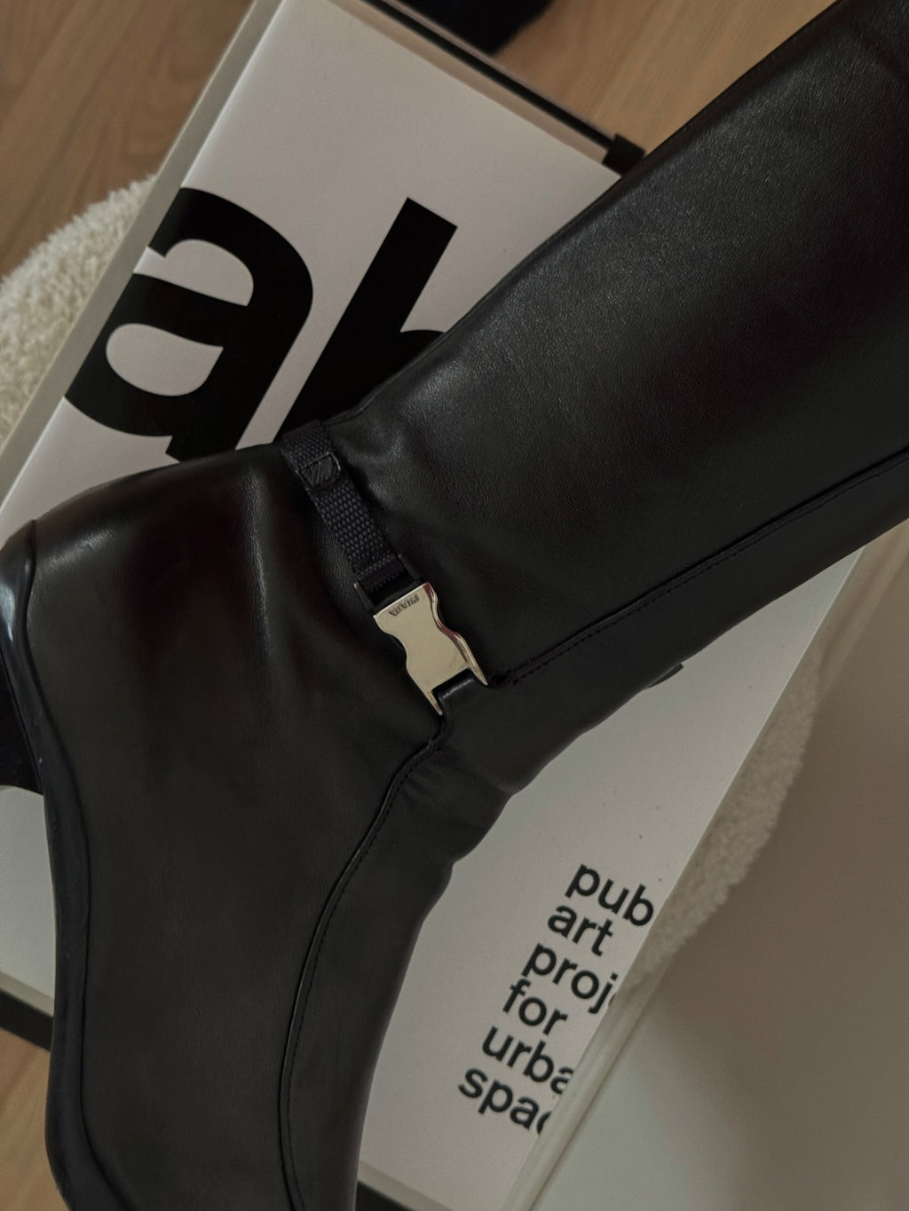 Prada black boots