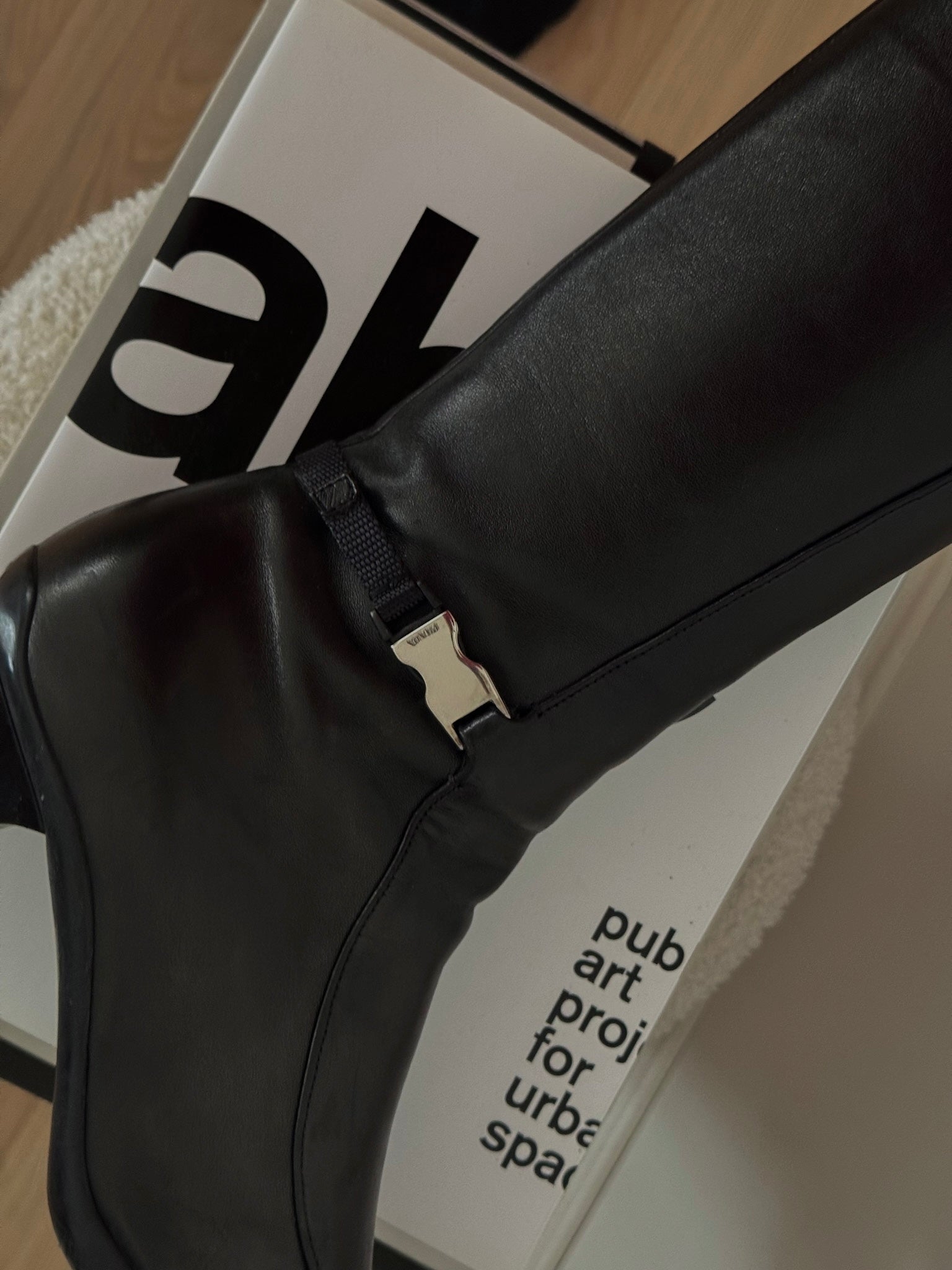 Prada black boots