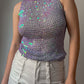 Sequins lilac top