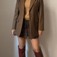 Pure virgin wool camel blazer