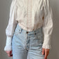 Pure cotton romantic blouse