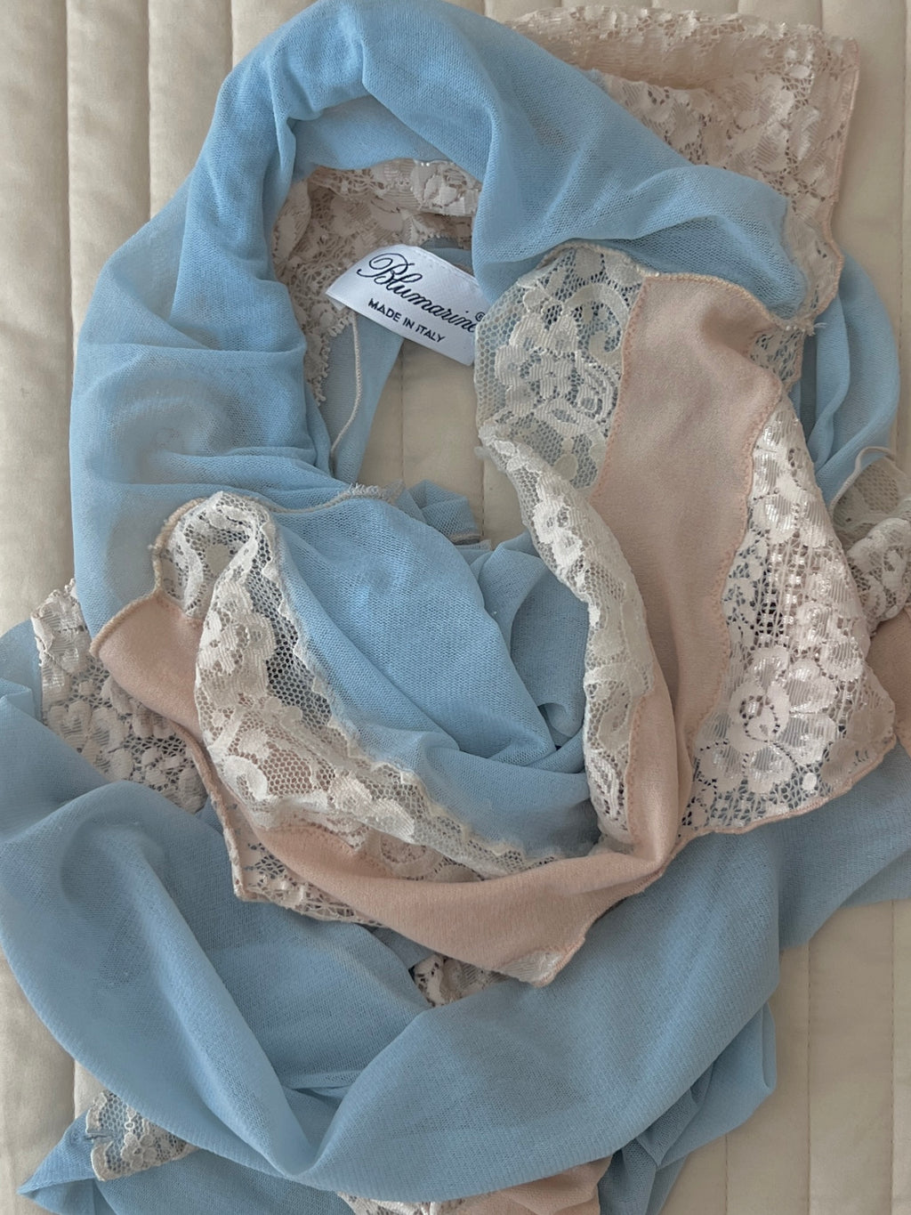 Blumarine sheer romantic set