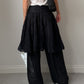 Pure cotton black skirt