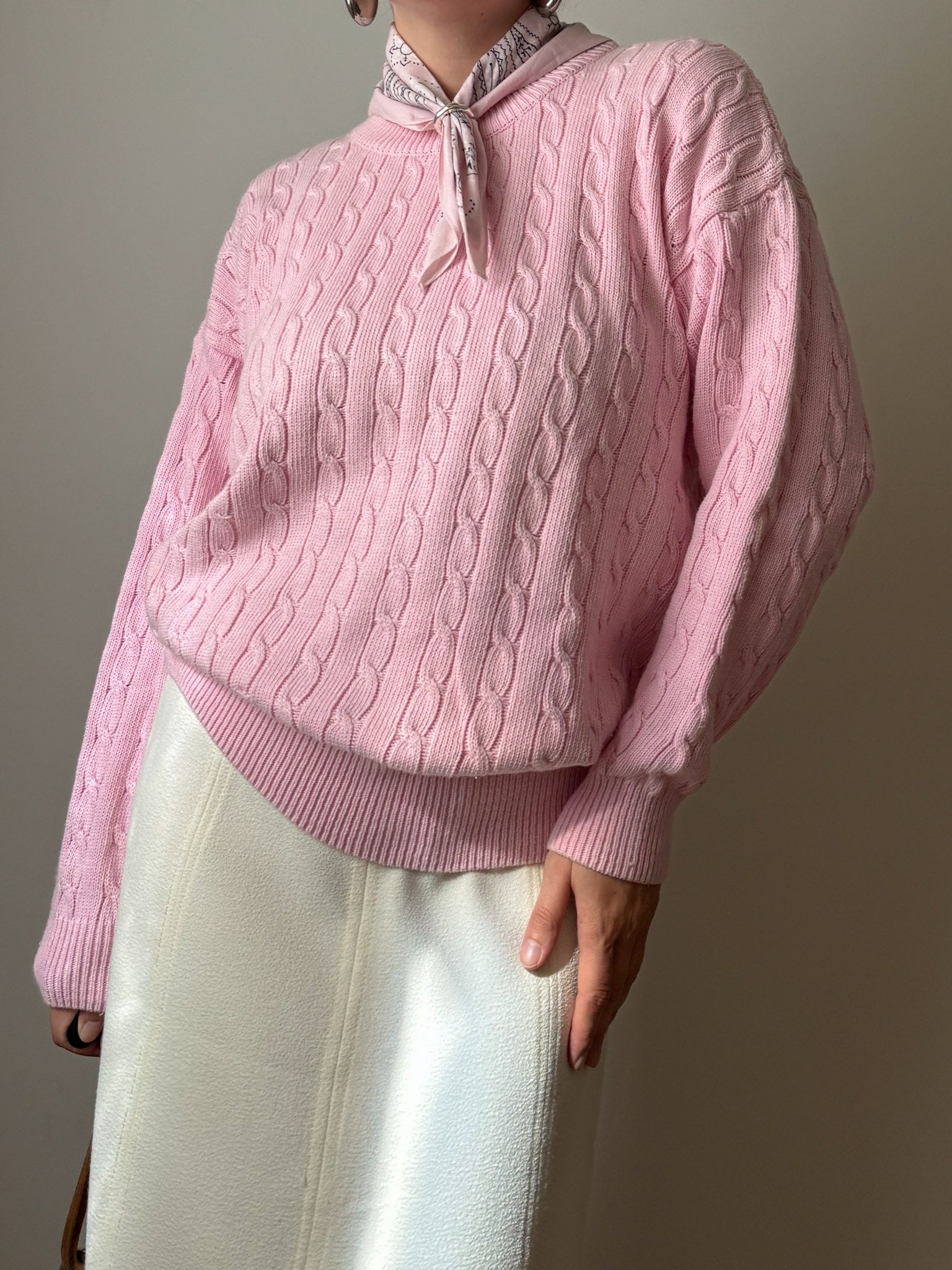 Pure cotton pink pull