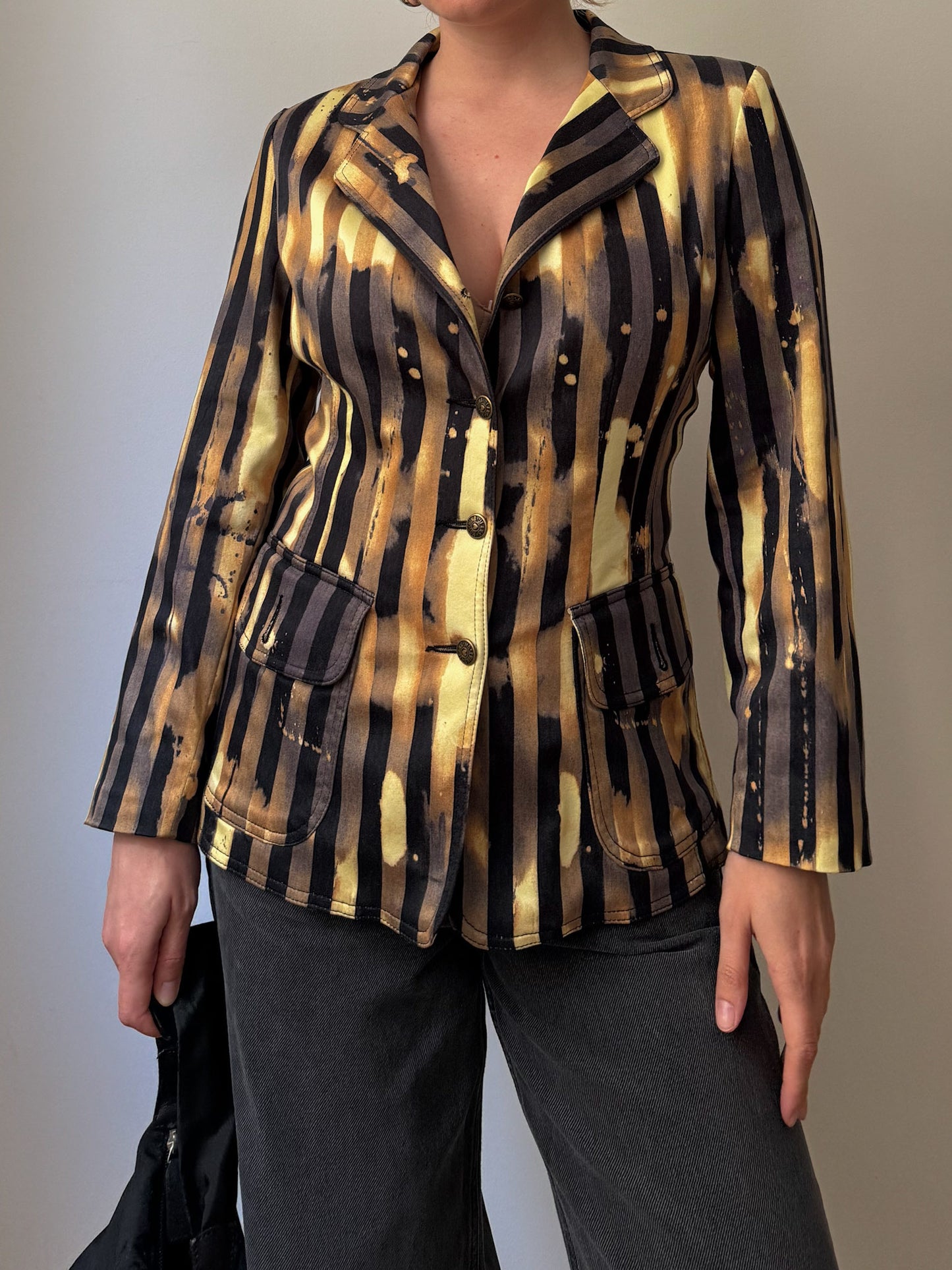 Moschino printed blazer