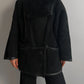 Vintage black Shearling coat