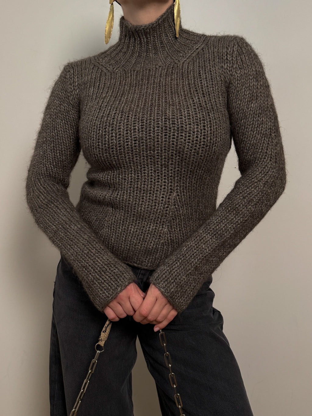 Gil Sander wool and alpaca pull