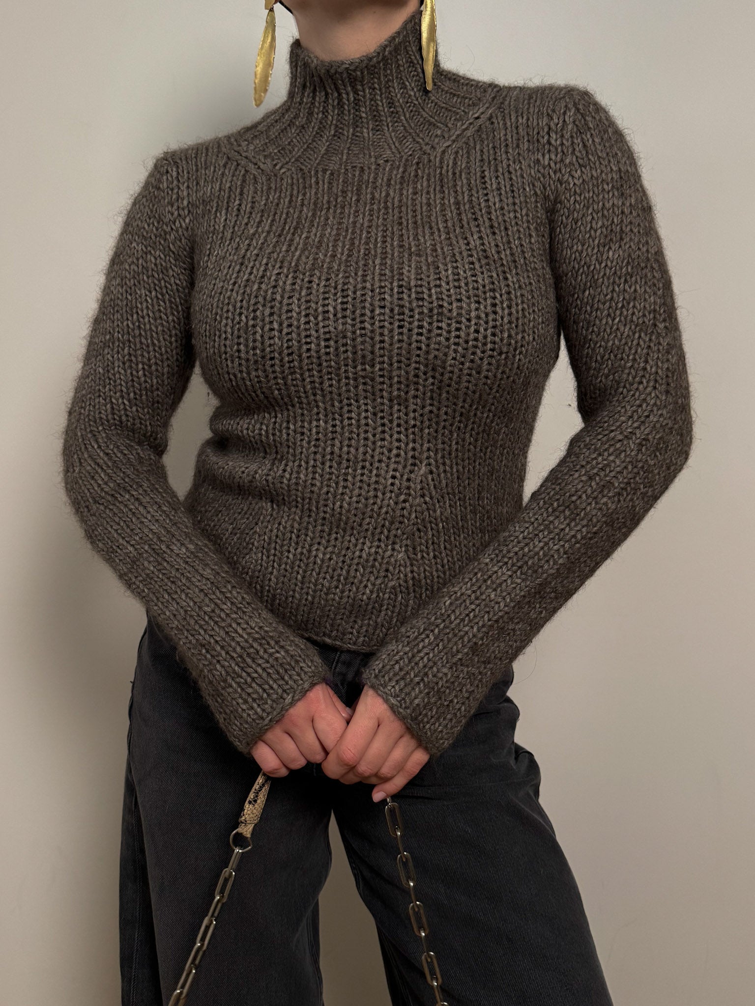 Gil Sander wool and alpaca pull