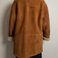 Vintage caramel shearling coat