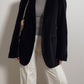Velvet black blazer