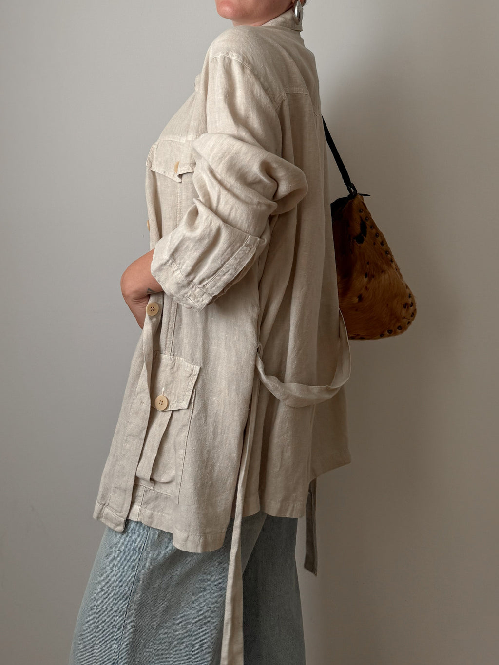 Pure linen sand saharan