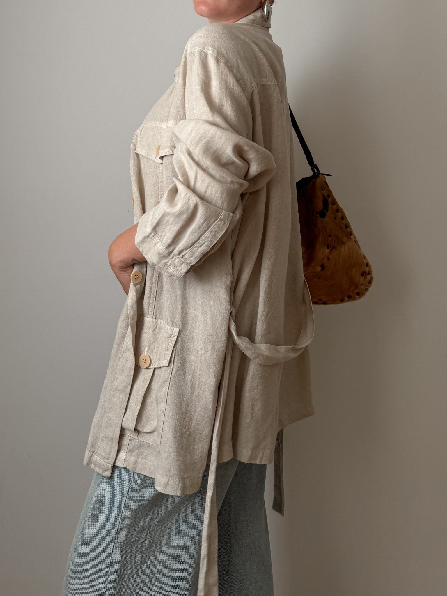 Pure linen sand saharan