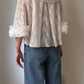 Embroidered white baby-doll
