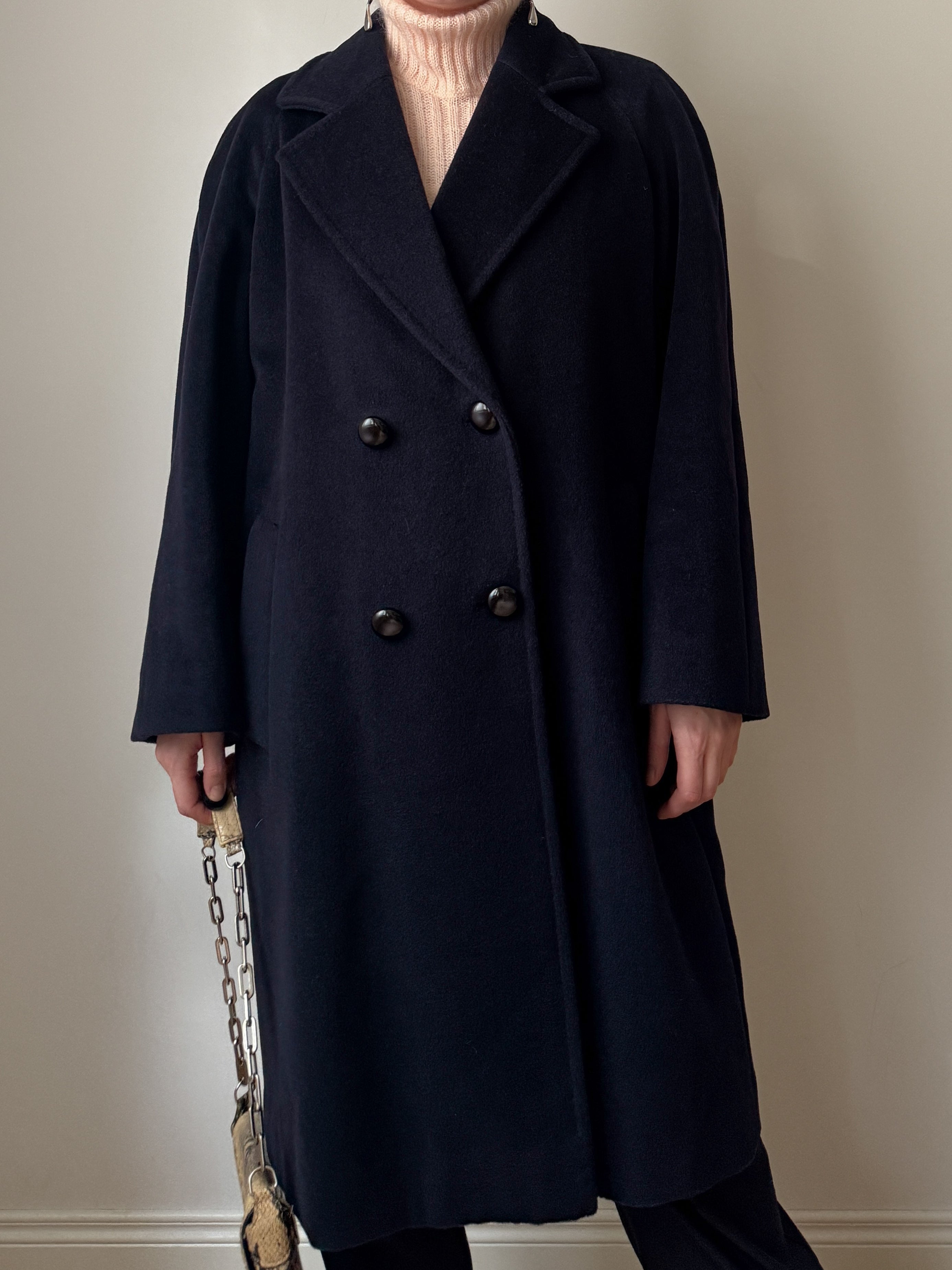 Piacenza virgin wool blue coat