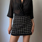 Pure silk black blouse