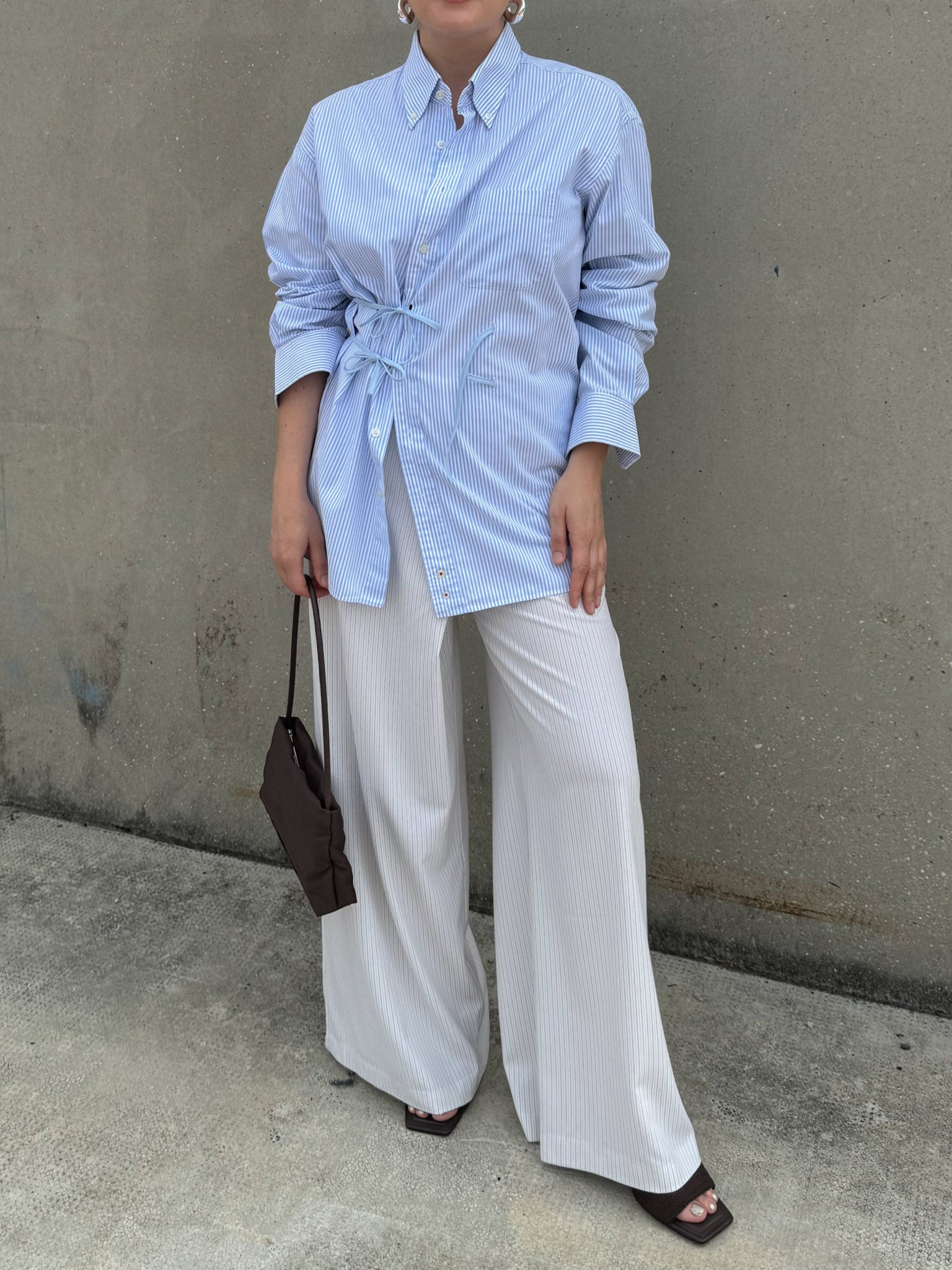 Isotta striped sky cotton