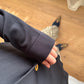 Pure viscose blue cardigan