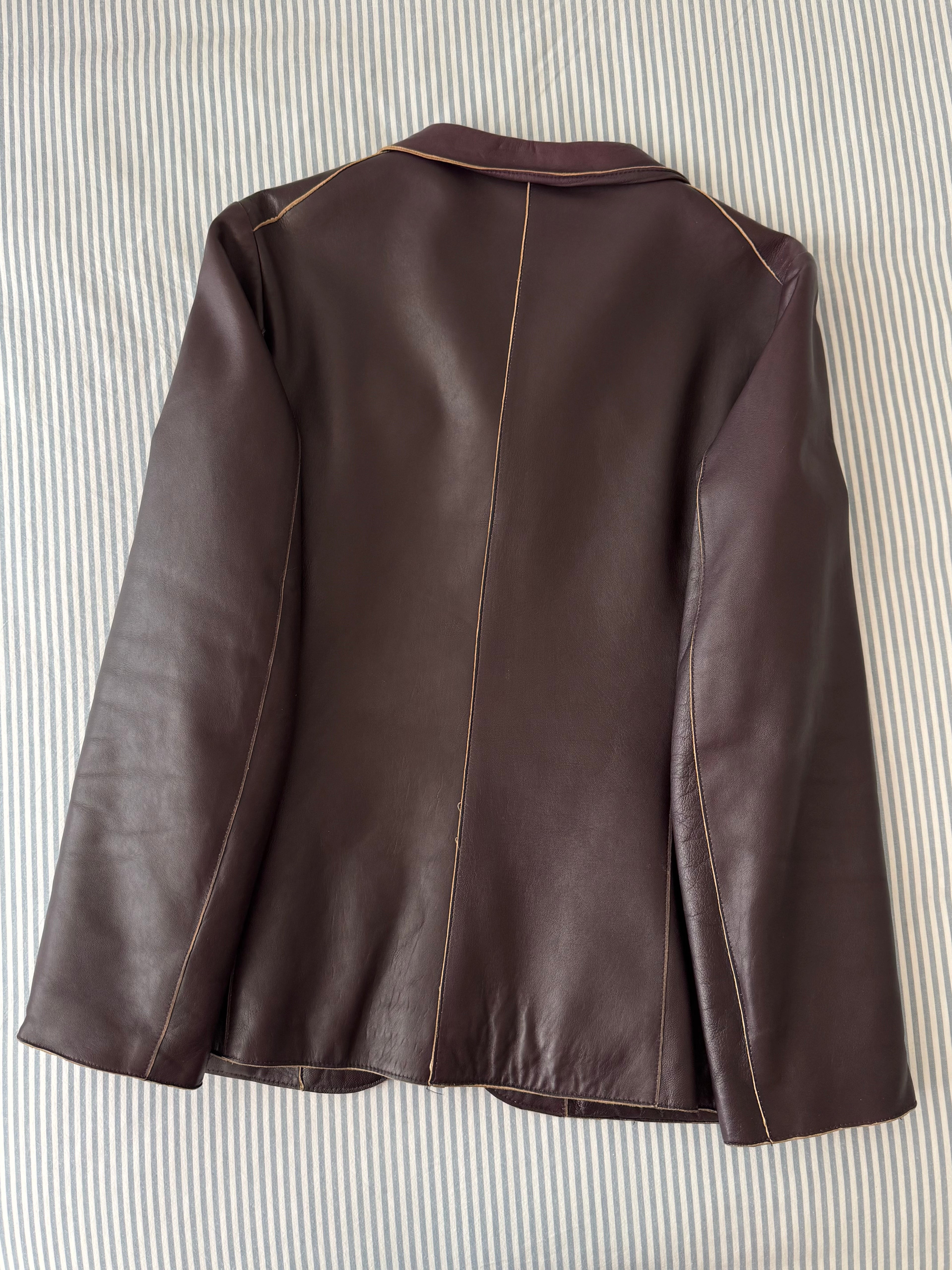 Jil Sander real leather jacket