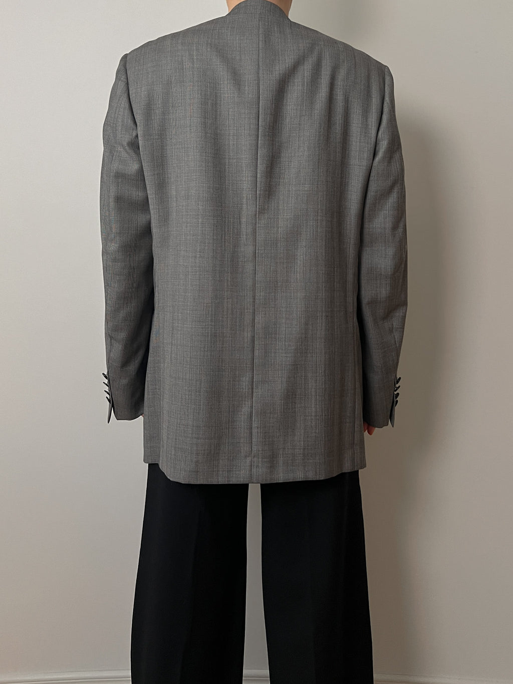 Yves Saint Laurent grey blazer