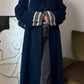 Pure virgin wool blue cobalt coat