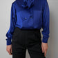 Cacharel electric blue blouse