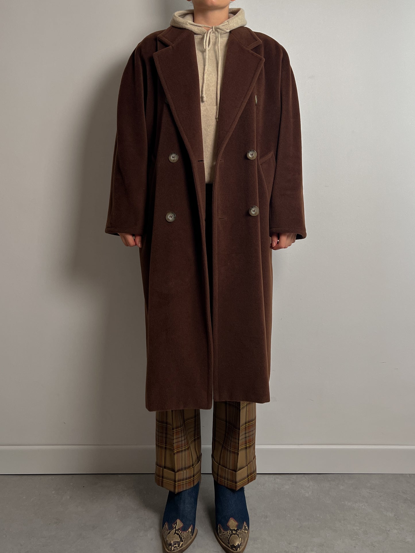 Max Mara 101801 brown icon coat