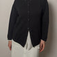 Pure merino wool anthracite cardigan