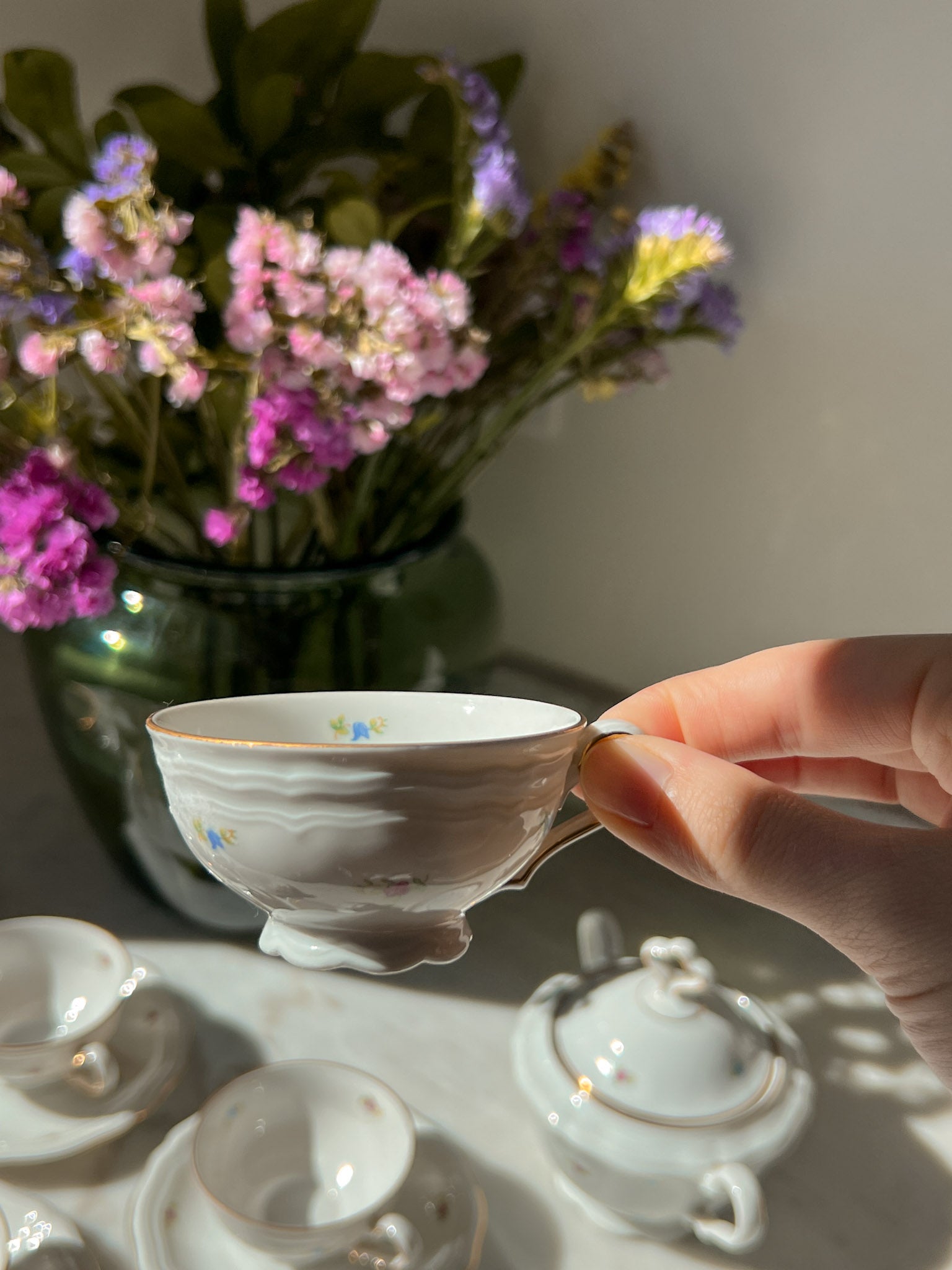 Servizio da caffè in porcellana bavarese