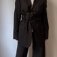 Brando pinstriped black blazer