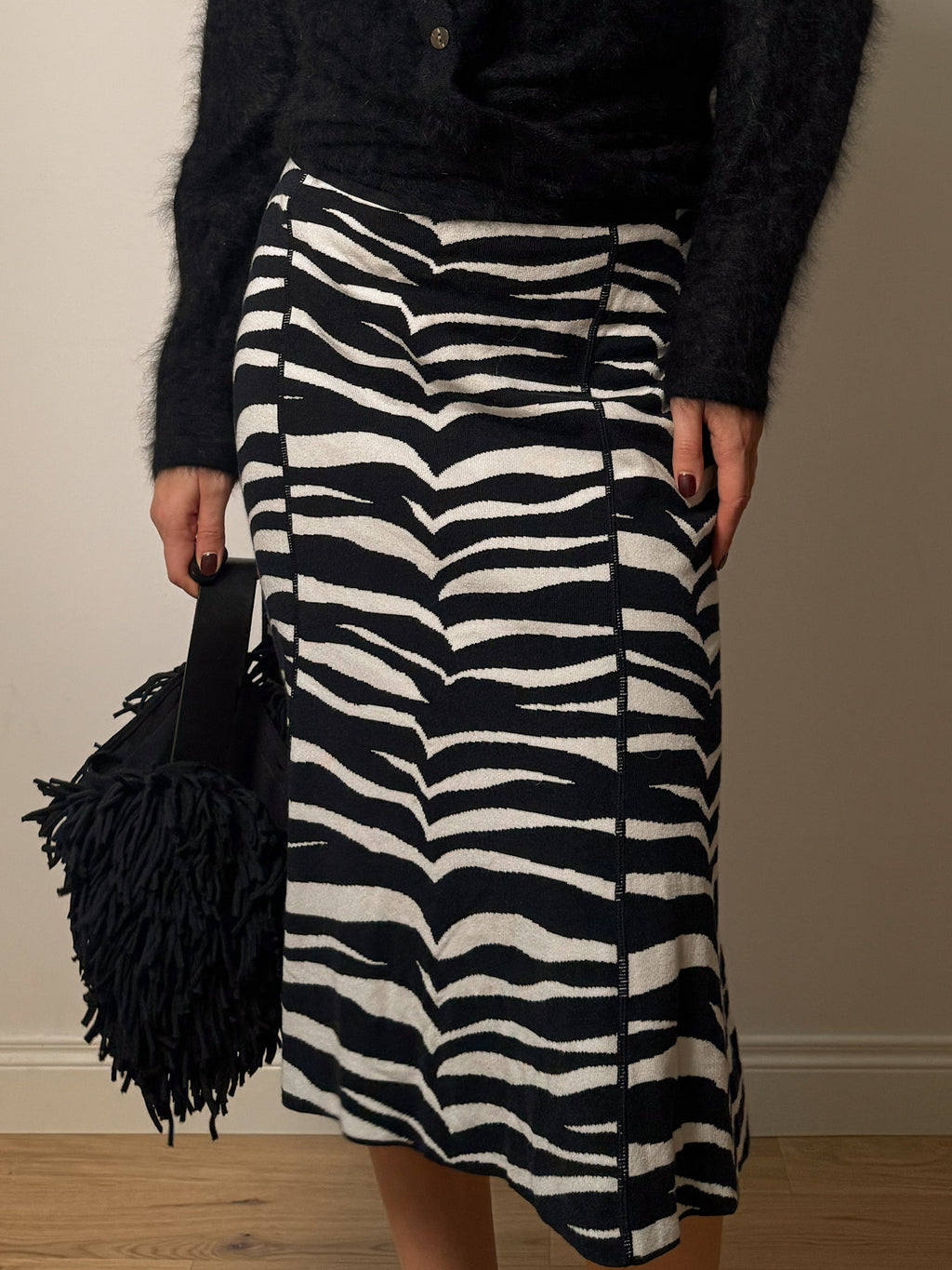 Valentino animalier skirt