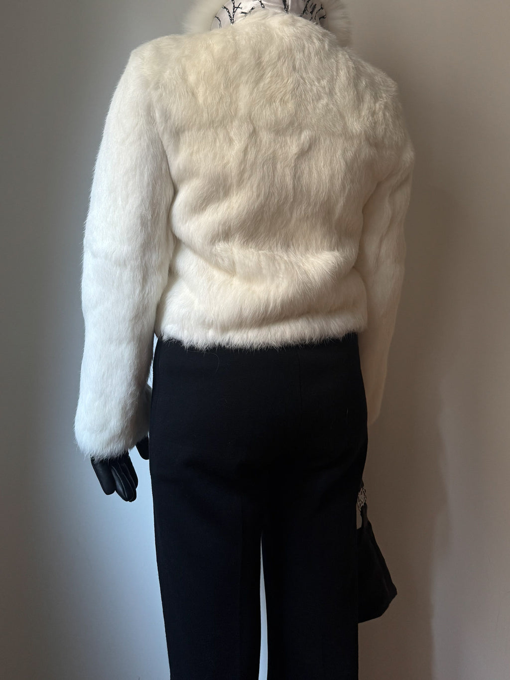 White real fur