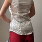 Satin ivory top