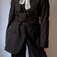 Brando pinstriped black blazer
