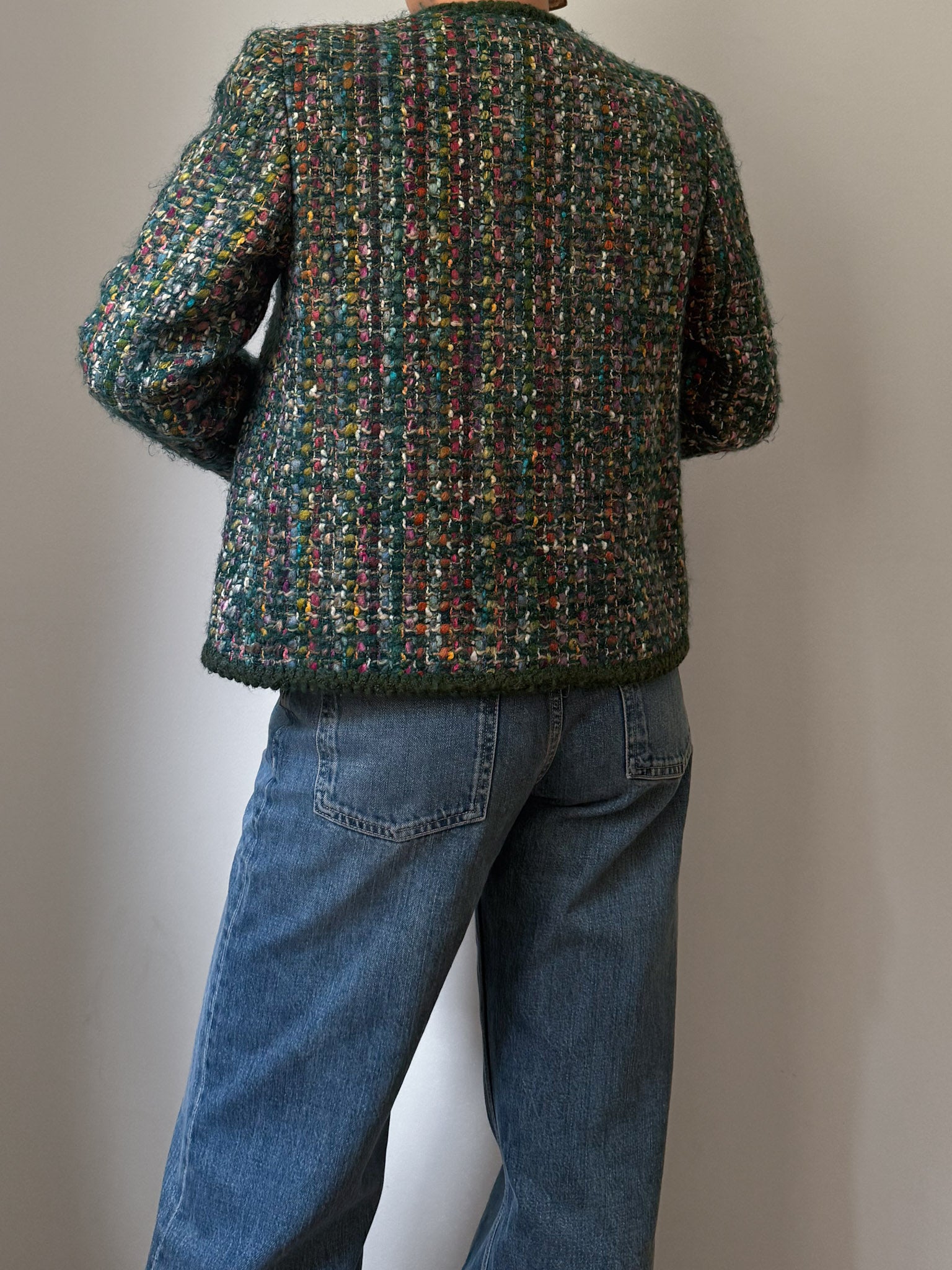 Tweed green jacket