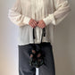 Silk blend ivory blouse