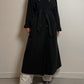 Max Mara wool and cashmere black coat