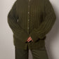 Super kid mohair grey cardigan
