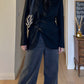 Brando black wool
