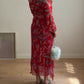 Pure silk floral co-ord