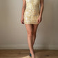 Sequin ivory mini dress