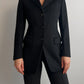 Belvest pure cashmere black blazer