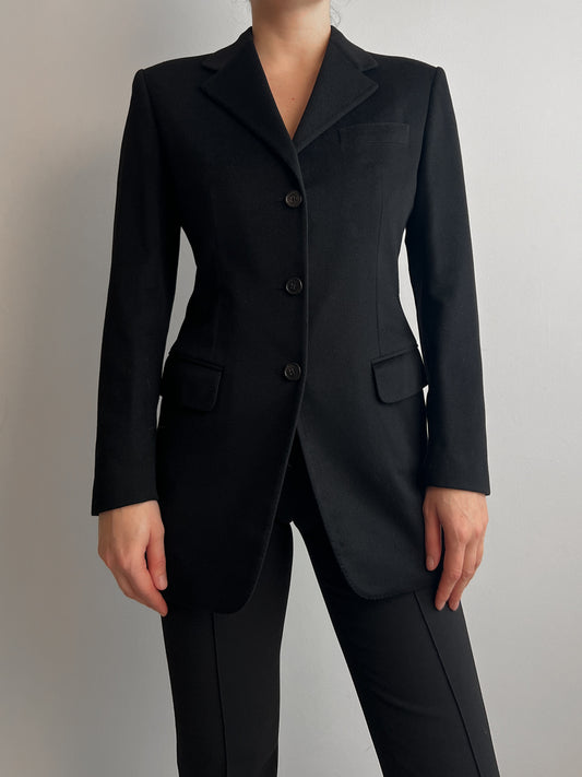 Belvest pure cashmere black blazer