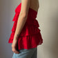 Pure cotton red top