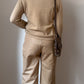 Pure cashmere beige turtleneck