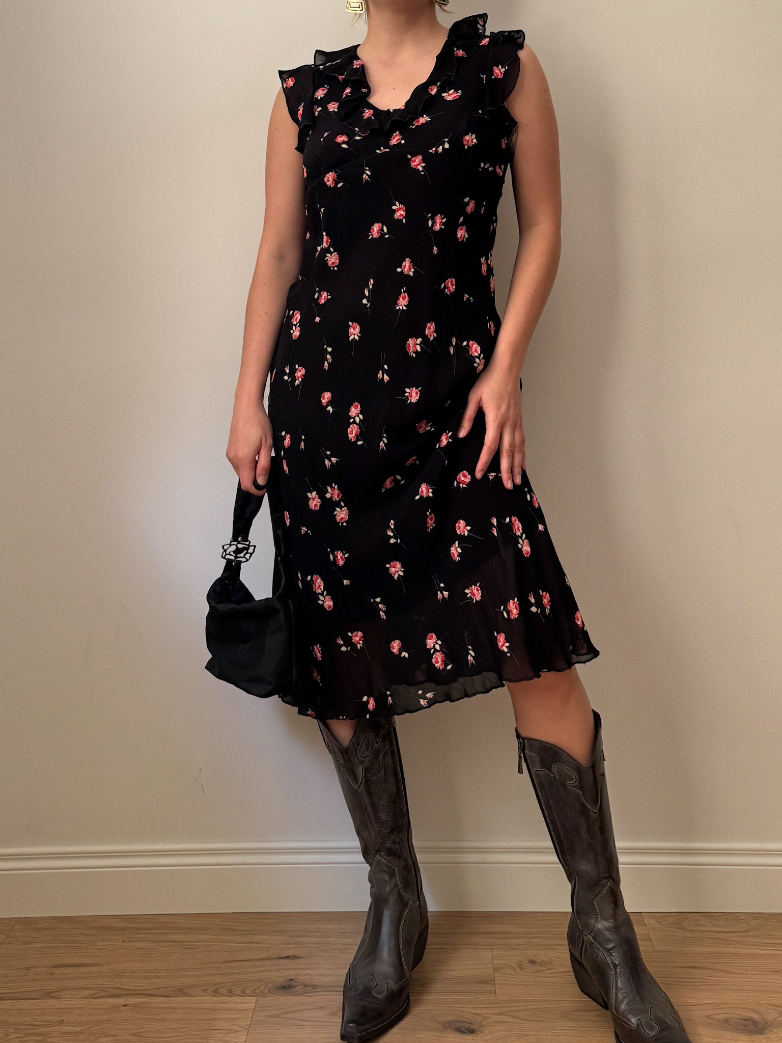 Viscose floral dress